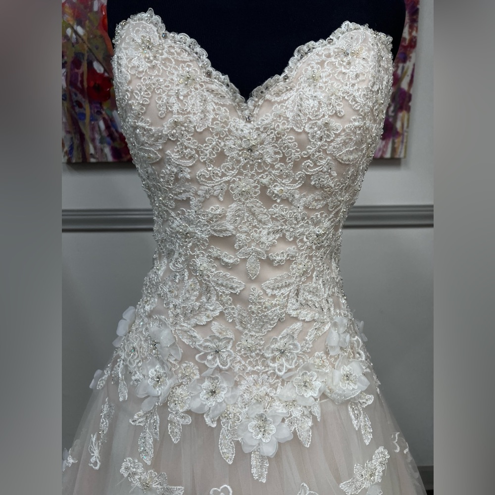Privato by Mon Cheri Ivory TeaRose bridal Gown